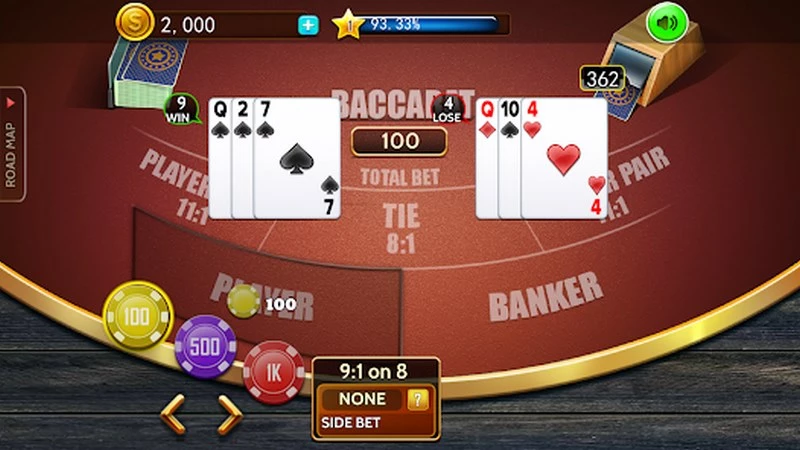 Lựa chọn cửa phù hợp là cách chơi Baccarat thông minh